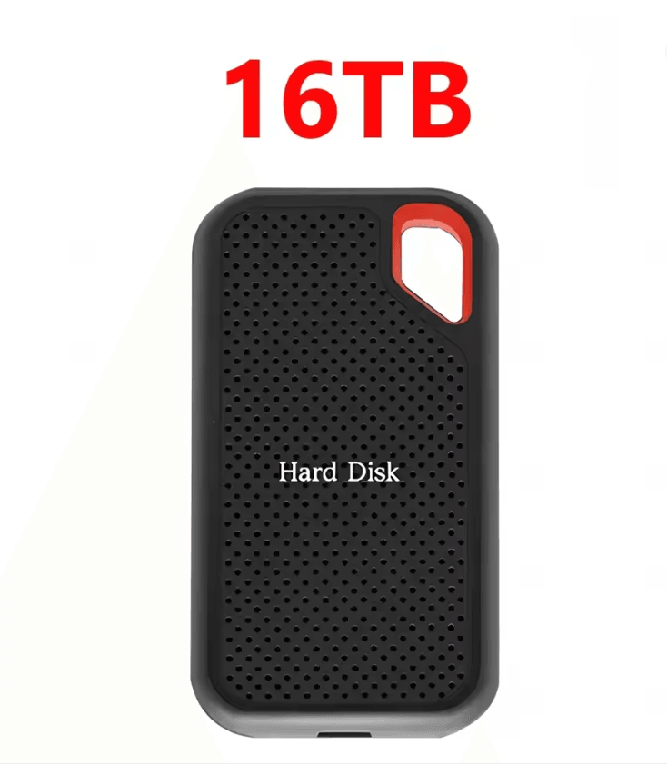 Portable External Hard Drive 1TB 2TB USB C For Laptop And Mac Backup Storage 16tb