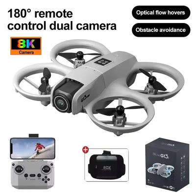 GT3 Foldable GPS Drone With 8K Dual HD Cameras & Obstacle Avoidance dual 8k battery1 Vr