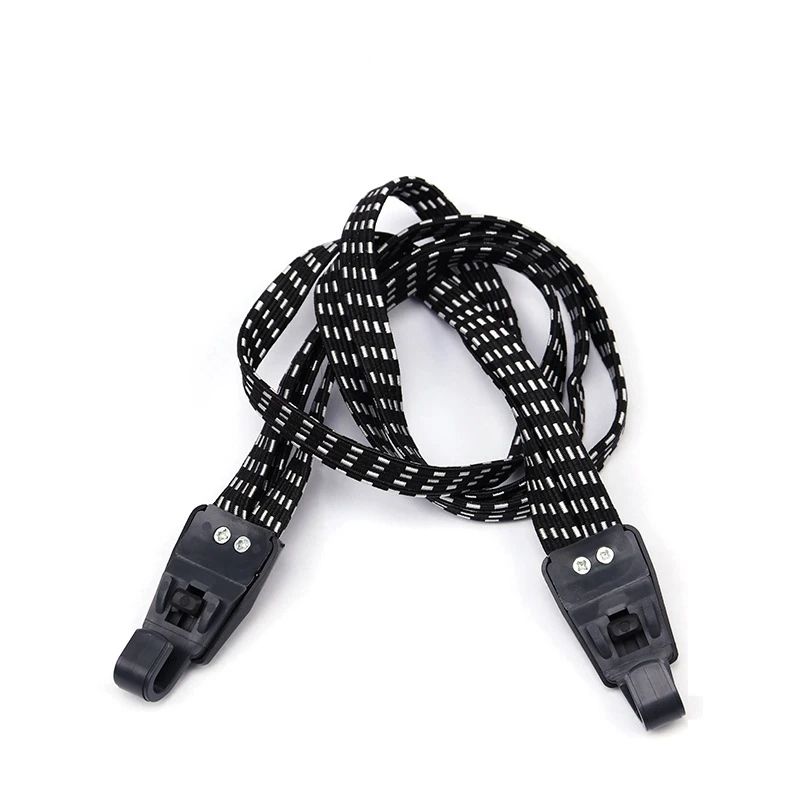 Heavy Duty Elastic Luggage Rope Straps With Hook Secure Bike Bag Carrier, Rubber Belt & Buckle Rope For Mountain Bikes 73cm