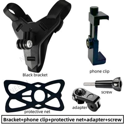 Motorcycle Helmet Phone Stand Mount Holder For GoPro Hero Adjustable Action Sports Camera Accessories For POV Shots xb n1h