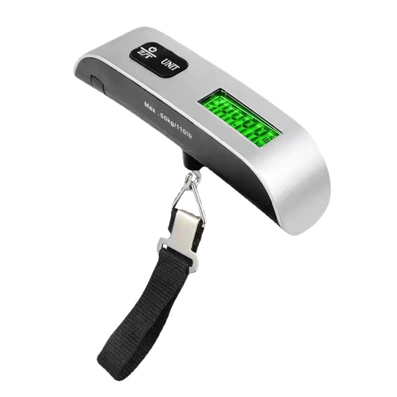Portable Digital Scale With LCD Display Travel Baggage Weighing Tool For Luggage, Bags, And More webbing Belt