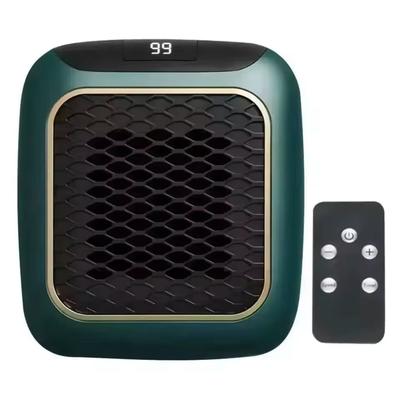 Mini Wall Mounted Electric Heater With Remote Control green