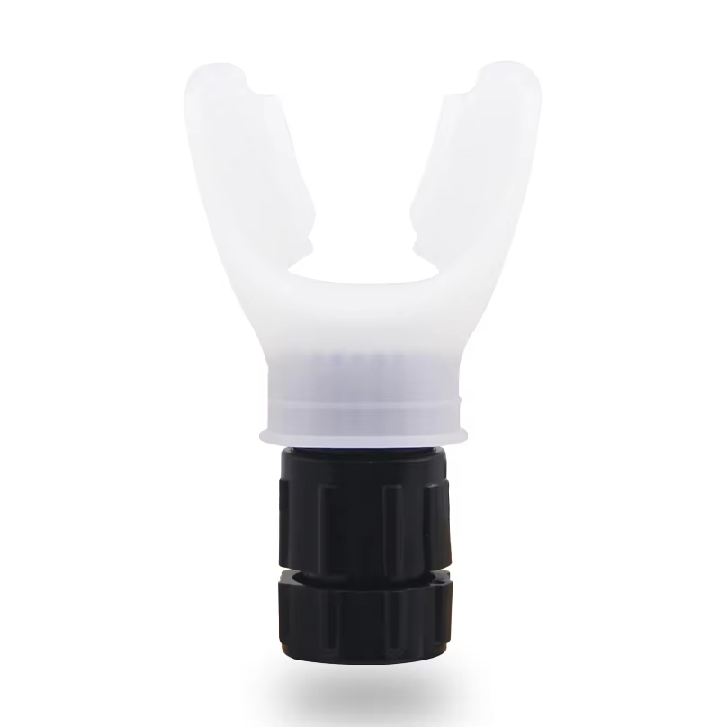 Breathing Exercise For Lungs Portable Breath Fitness Exerciser Device With Adjustable Resistances For Endurance Workout white
