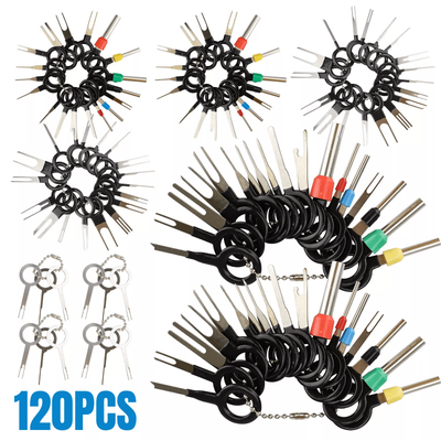 Automotive Terminal Removal Tool Kit, Wire Connector Extractor & Pin Puller Set For Car Electrical Maintenance Automotive Terminal Removal Tool Kit, Wire Connector Extractor & Pin Puller Set For Car Electrical Maintenance