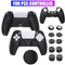Silicone Case For PlayStation 5 Controller Protective Cover With Thumb Grips Kit, Anti Slip, Shockproof, Easy Fit Silicone Case For PlayStation 5 Controller Protective Cover With Thumb Grips Kit, Anti Slip, Shockproof, Easy Fit