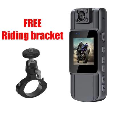 JOZUZE L11 Mini Body Camera 1080P HD Portable Camcorder With Night Vision, Motion Detection, And Clip Mount black without Tf Card