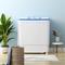 17.6 Lbs Portable Washing Machine With Drain Pump Twin Tub, Compact & Energy Efficient 17.6 Lbs Portable Washing Machine With Drain Pump Twin Tub, Compact & Energy Efficient