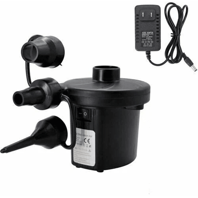 Portable Air Pump For Inflatables, Electric Air Mattress Pump With Nozzles For Bed, Pool Floats, Boats & Outdoor Use Portable Air Pump For Inflatables, Electric Air Mattress Pump With Nozzles For Bed, Pool Floats, Boats & Outdoor Use