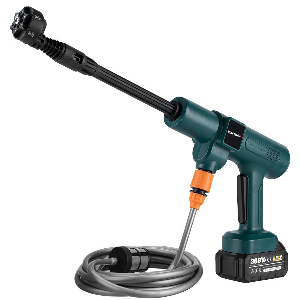 Cordless 200Bar High Pressure Washer, 6 in 1 Brushless Foam Generator For Household Cleaning & Garden Tool Use Cordless 200Bar High Pressure Washer, 6 in 1 Brushless Foam Generator For Household Cleaning & Garden Tool Use