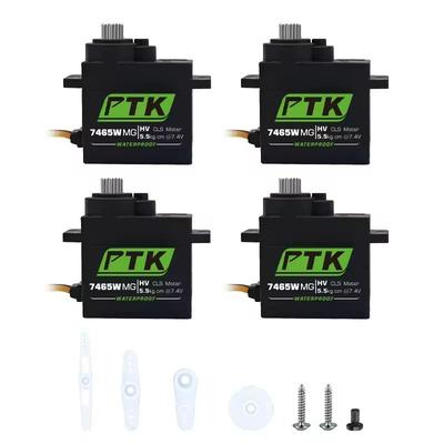 PTK 7465W MG 9g Waterproof Digital Servo For RC Cars And Drones 7465w Waterproof X4