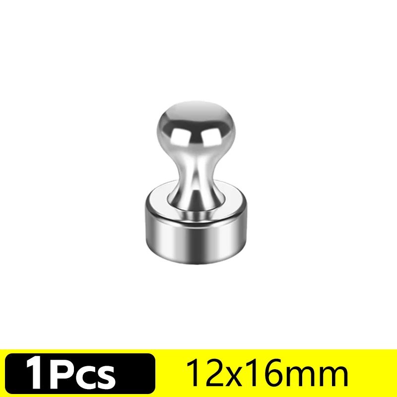 Metal Magnetic Pins Strong Portable Magnetic Thumbtacks For Whiteboard, Fridge, Notes & Office Use 1 Pc