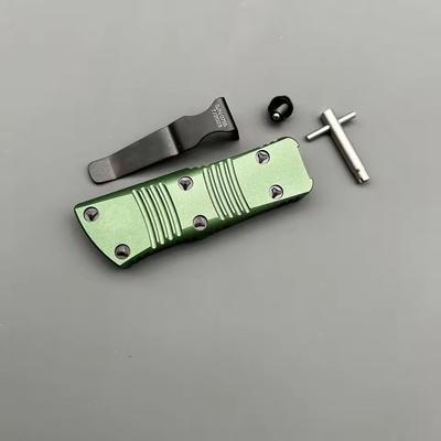 Mini Tactical Pocket Knife For Camping Hunting And Self Defense hellhound green