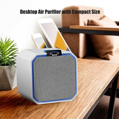 HEPA Air Purifier For Home, Compact Desktop Air Cleaner With 2 in 1 Filter Technology HEPA Air Purifier For Home, Compact Desktop Air Cleaner With 2 in 1 Filter Technology
