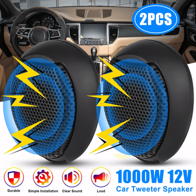 Universal Car Stereo Speaker Audio Dome Tweeter, Super Power Loud Car Sound Upgrade Universal Car Stereo Speaker Audio Dome Tweeter, Super Power Loud Car Sound Upgrade