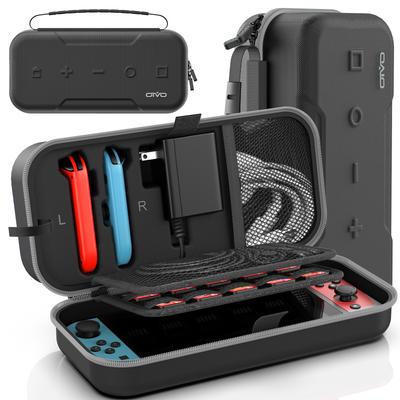 OIVO Large Storage Bag For Nintendo Switch, Waterproof Travel Case, Anti Scratch Carrying Bag For Switch OLED gray