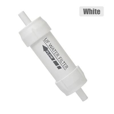 Outdoor Mini Water Filter Straw, Portable Hiking Water Purifier For Camping, Survival, And Emergency Preparedness white