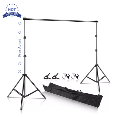 Adjustable Photography Backdrop Stand For Studio And Event Backgrounds With Telescopic Support 2000x3000 normal Kit 1