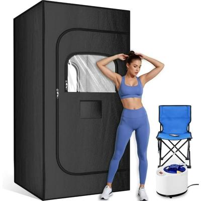 Portable Sauna Box Personal Steam Nurecover Saunas Heater, Indoor Foldable Sauna Tent Steamer, Dry Sauna SPA Full Body Portable Sauna Box Personal Steam Nurecover Saunas Heater, Indoor Foldable Sauna Tent Steamer, Dry Sauna SPA Full Body