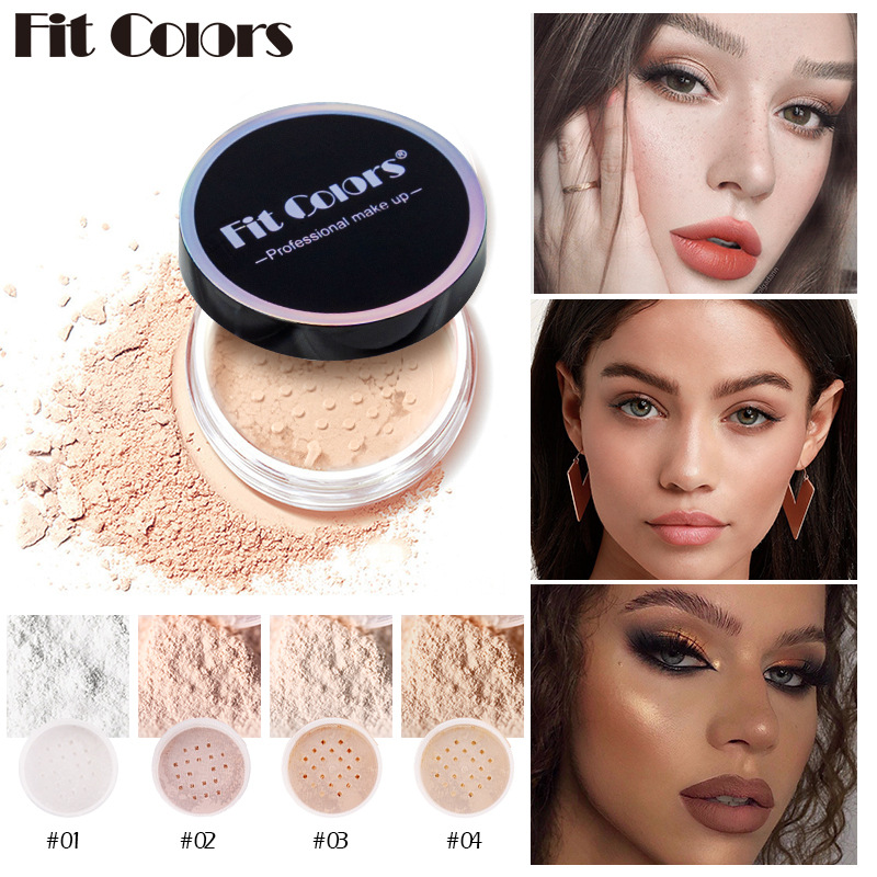 Concealer Smoothing Powder Waterproof, Sweat Resistant And Oil Resistant, Lightweight Setting Makeup Powder 01