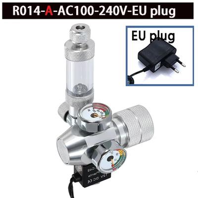 DIY Aquarium CO2 Regulator Kit With Electromagnetic Valve & Bubble Counter Precise CO2 Control For Fish Tanks r104 a eu Plug m22