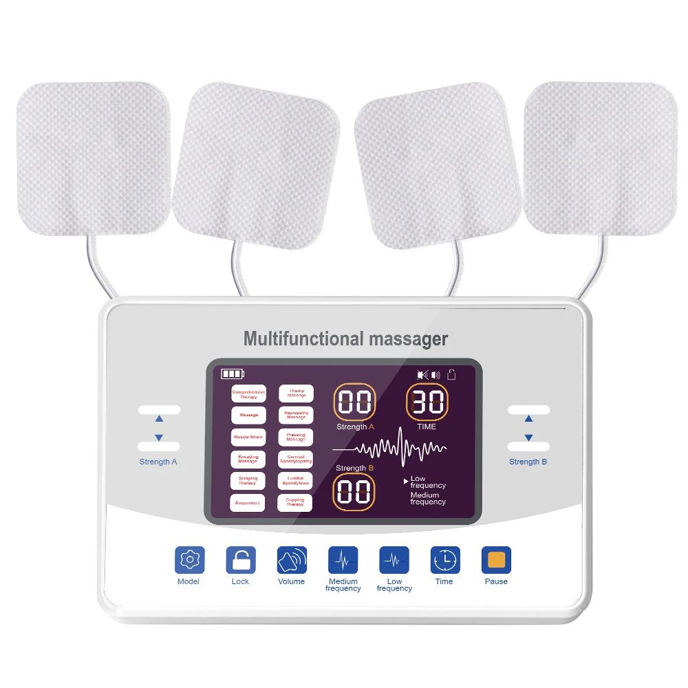 Low Frequency Therapy Device TENS Machine EMS Muscle Stimulator For Pain Relief Electronic Pulse Massager Myostimulation Low Frequency Therapy Device TENS Machine EMS Muscle Stimulator For Pain Relief Electronic Pulse Massager Myostimulation
