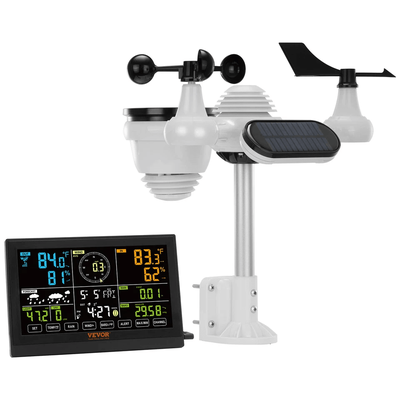 Wireless Weather Station Display Indoor Outdoor, Solar Powered, No WiFi Needed Wireless Weather Station Display Indoor Outdoor, Solar Powered, No WiFi Needed