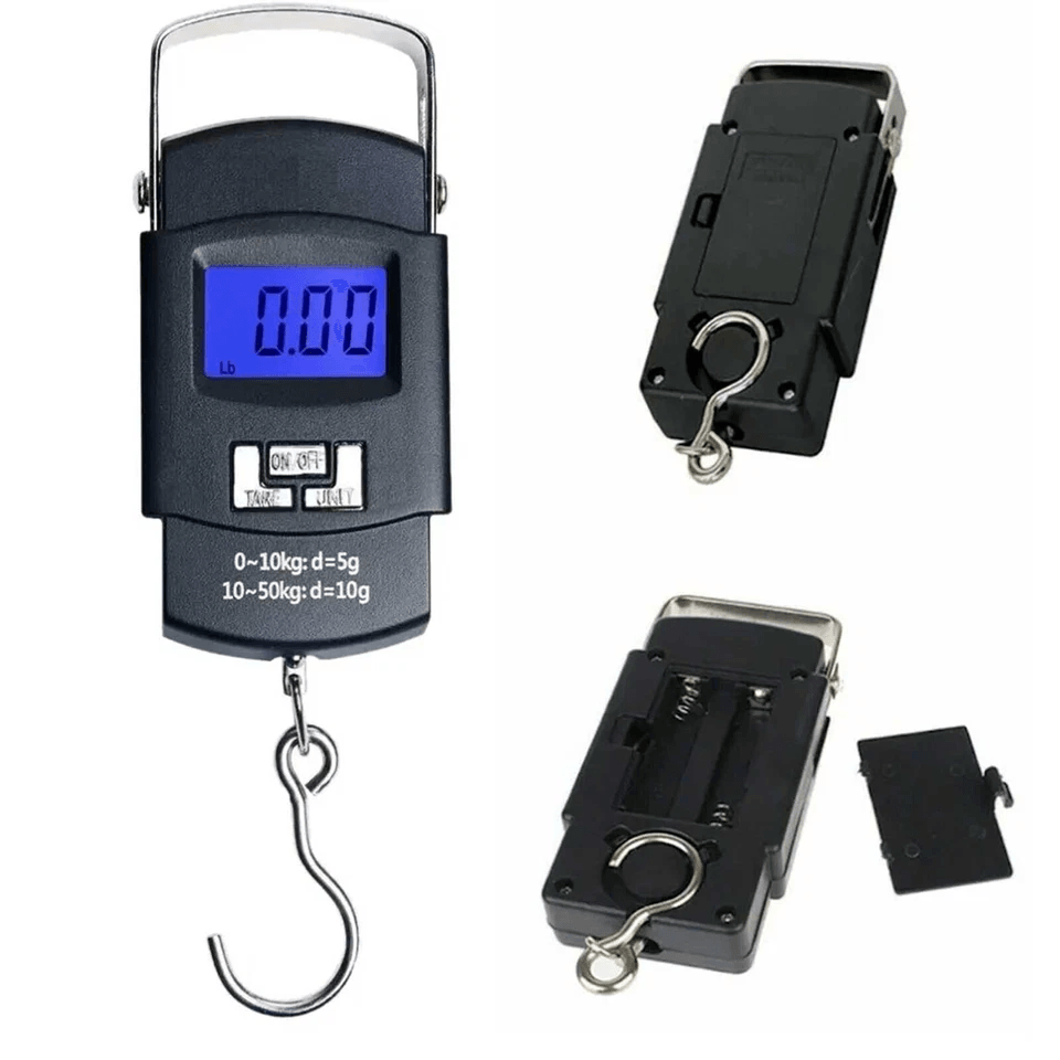 Digital Hanging Luggage Scale, Portable LCD Electronic Travel Scale With Rotating Hook, Backlight & High Accuracy Sensor Digital Hanging Luggage Scale, Portable LCD Electronic Travel Scale With Rotating Hook, Backlight & High Accuracy Sensor