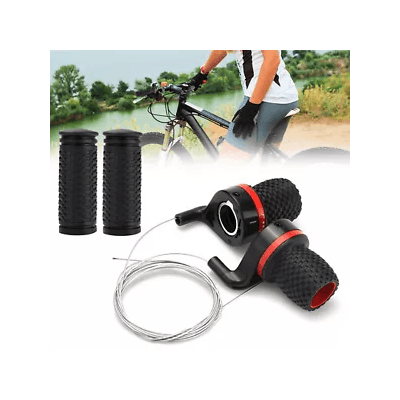 MTB Bike 21 Speed Shifter Set With Brake Shift Levers, Mountain Road Bicycle Gear Grip Set For Folding And Commuter Bike MTB Bike 21 Speed Shifter Set With Brake Shift Levers, Mountain Road Bicycle Gear Grip Set For Folding And Commuter Bike