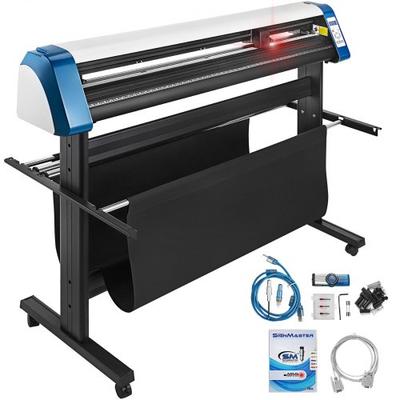 VEVOR Vinyl Cutter 53 Inch Vinyl Cutter Machine Semi Automatic DIY Vinyl Printer Cutter Machine Manual Positioning Sign Cutting With Floor Stand Signmaster Software VEVOR Vinyl Cutter 53 Inch Vinyl Cutter Machine Semi Automatic DIY Vinyl Printer...