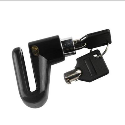 Motorcycle Lock Security Anti Theft Disc Brake Lock, Heavy Duty Bike Lock For Scooter, Motorbike, And Bicycle Theft black