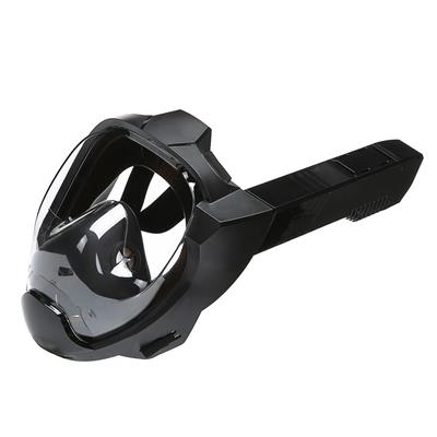 Snorkel Mask Full Face With Dry Breathing System And Panoramic View l xl black