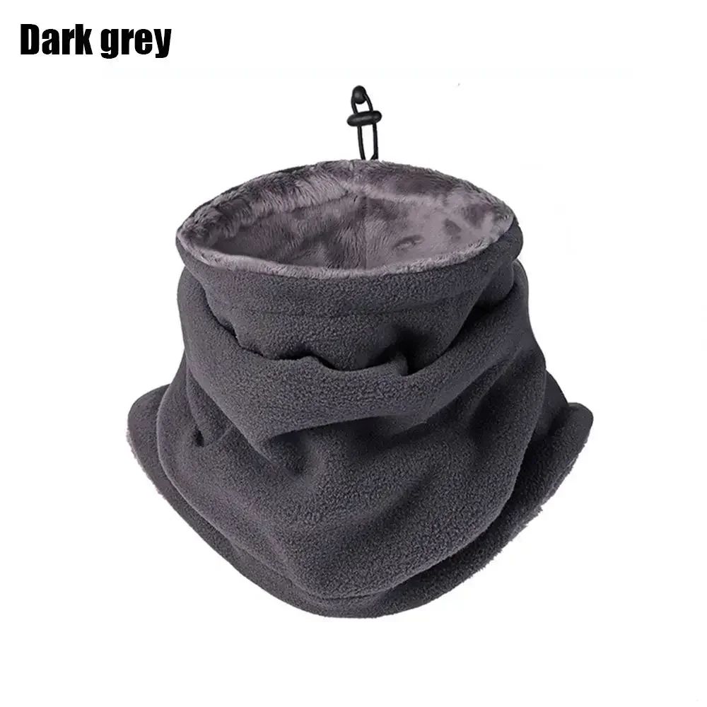 Winter Motorcycle Warm Mask For Men & Women, Fleece Neck Warmer, Windproof Outdoor Scarf For Camping, Hiking, Cycling, grey