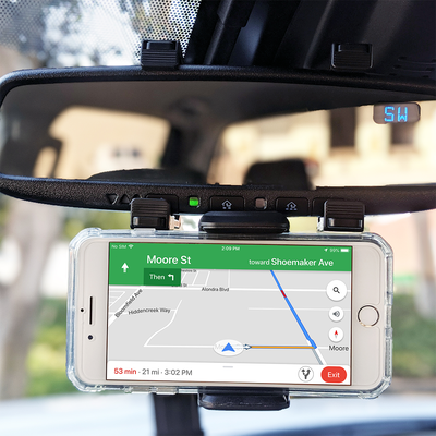 360 Rear View Mirror Phone Holder Multifunctional Car Phone Mount For Secure & Adjustable Viewing 360 Rear View Mirror Phone Holder Multifunctional Car Phone Mount For Secure & Adjustable Viewing