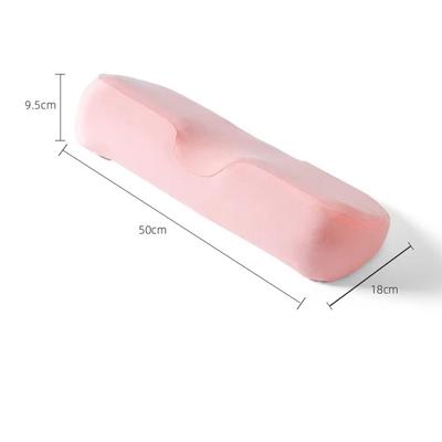 Ergonomic Memory Foam Cervical Pillow Contour Orthopedic Neck Support For Side And Back Sleepers pink