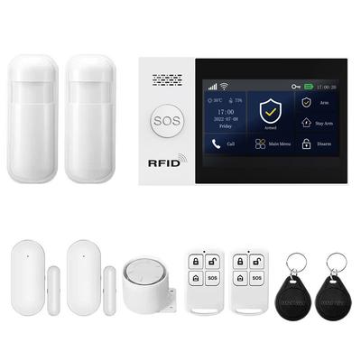Tuya Smart Life 4G Home Alarm Security System Kit, WiFi, Alexa Ready, With Door & Motion Sensor Protection 4g Wifi Kit B