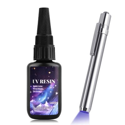 UV Bonding & Welding Glue Kit Quick Drying Adhesive For Glass, Metal, Wood & Craft Decor 1 Set