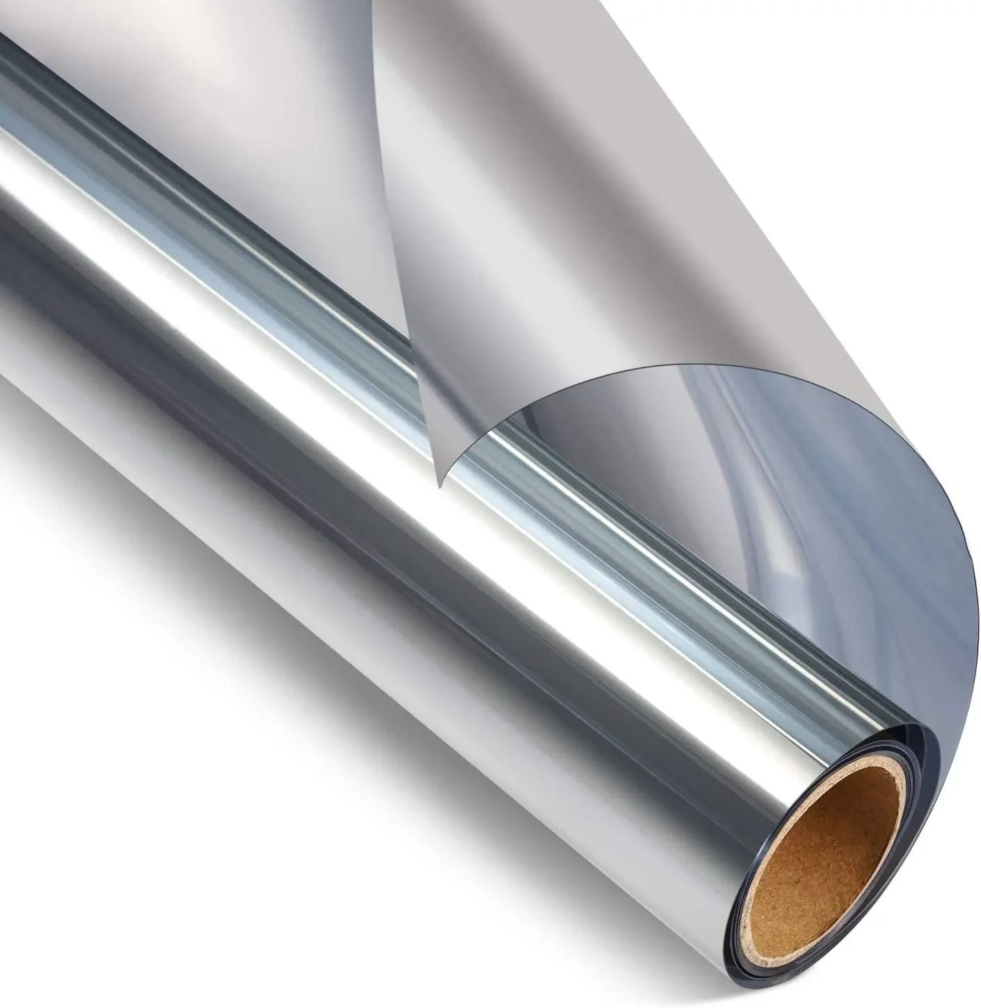 One Way Mirror Window Film Privacy Tint Heat Control Reflective Adhesive Glass Covering 15.7 78.7 In silver