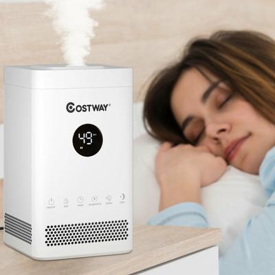 Top Fill Air Humidifier, 3.5L Large Capacity With Multiple Modes & Ultra Quiet Operation Top Fill Air Humidifier, 3.5L Large Capacity With Multiple Modes & Ultra Quiet Operation