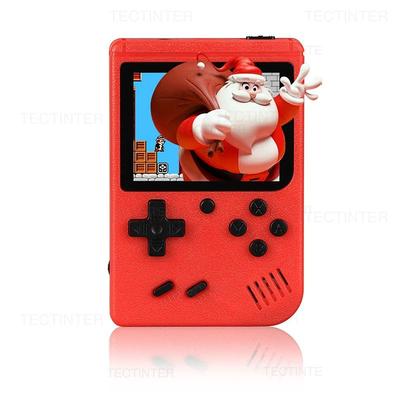 Portable Retro Mini Video Game Console 8 Bit Handheld Game Player With 500 Built in Classic Games, AV Out, Gameboy Style red