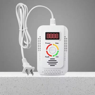 2 In 1 Natural Gas And Carbon Monoxide Detector For Home Safety Monitoring us Plug