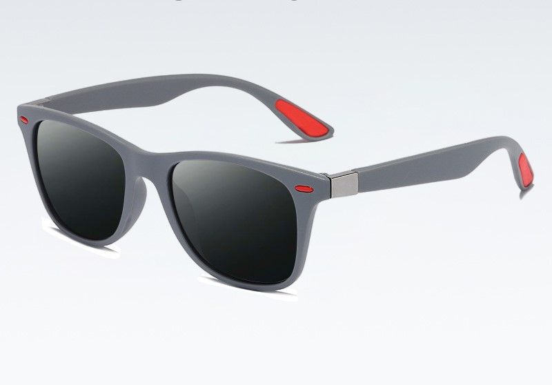 Retro Sunglasses For Men & Women, Vintage Fashion Sports Drivers Shades With UV Protection sand Gray