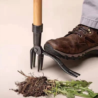 Premium Stand Up Weed Puller Tool Long Handle, 4 Claw Steel Head For Effortless Weed Removal Premium Stand Up Weed Puller Tool Long Handle, 4 Claw Steel Head For Effortless Weed Removal