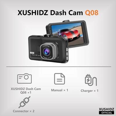 XUSHIDZ 1080P Dash Camera With Loop Recording And Night Vision For Car Video Recording And 24 Hour Parking Monitoring none version 1