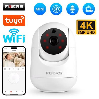 Fuers WiFi Camera Tuya Smart Home Indoor Wireless IP Surveillance Camera With AI Detection Auto Tracking Baby Monitor 5mp Camera