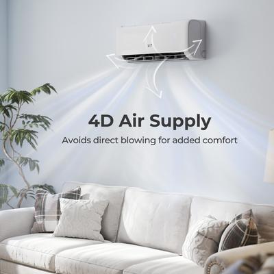 Airtural Series 12000 BTU Mini Split AC, 22 SEER2, WiFi Enabled, Works With Alexa (115V) Airtural Series 12000 BTU Mini Split AC, 22 SEER2, WiFi Enabled, Works With Alexa (115V)