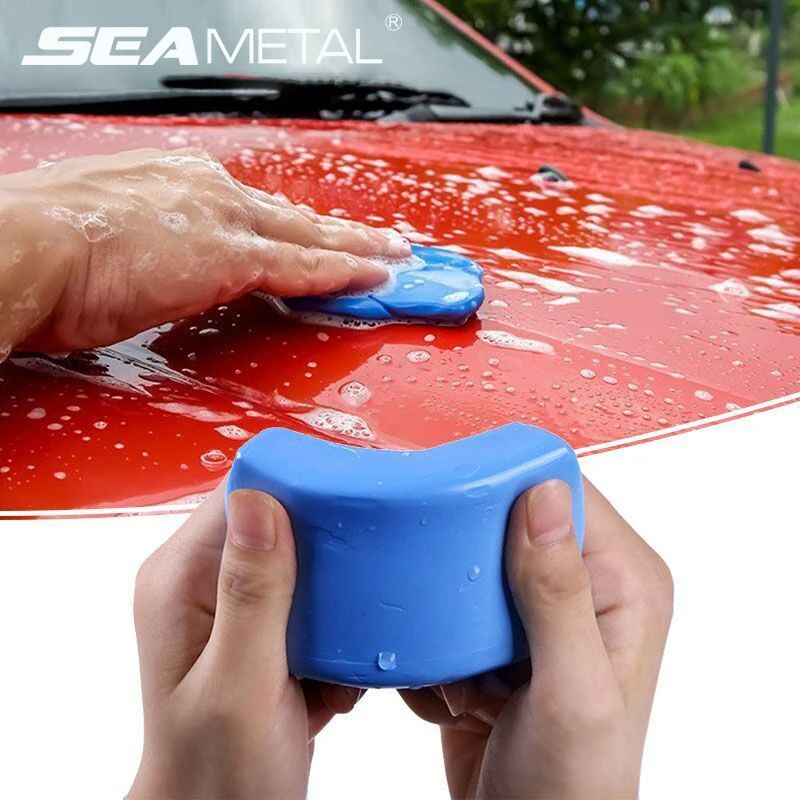 SEAMETAL Car Cleaning Clay Bar Auto Detailing Cleaner, Fine Medium King Grade Heavy Clay For Car Wash, Scratch SEAMETAL Car Cleaning Clay Bar Auto Detailing Cleaner, Fine Medium King Grade Heavy Clay For Car Wash, Scratch