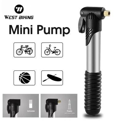 Portable Mini Bicycle Pump, Cycling Hand Air Pump & Tire Inflator With Schrader Presta Valve For MTB & Road Bike Portable Mini Bicycle Pump, Cycling Hand Air Pump & Tire Inflator With Schrader Presta Valve For MTB & Road Bike