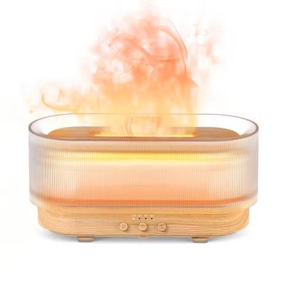 Flame Aroma Diffuser With Cool Mist And Color Changing Light light Yellow