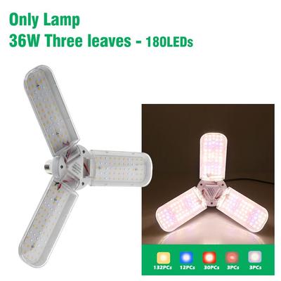 Full Spectrum Bulb Grow Light Foldable Phyto Lamp For Indoor Plants, Bloom & Flowering LED Grow Lamp For Garden 180led only Lamp