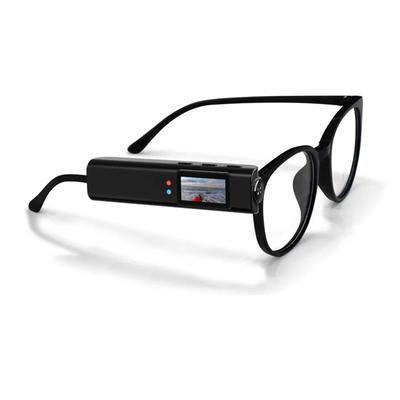 2.7K HD Smart Camera Glasses With WiFi App Control And Audio Recording black